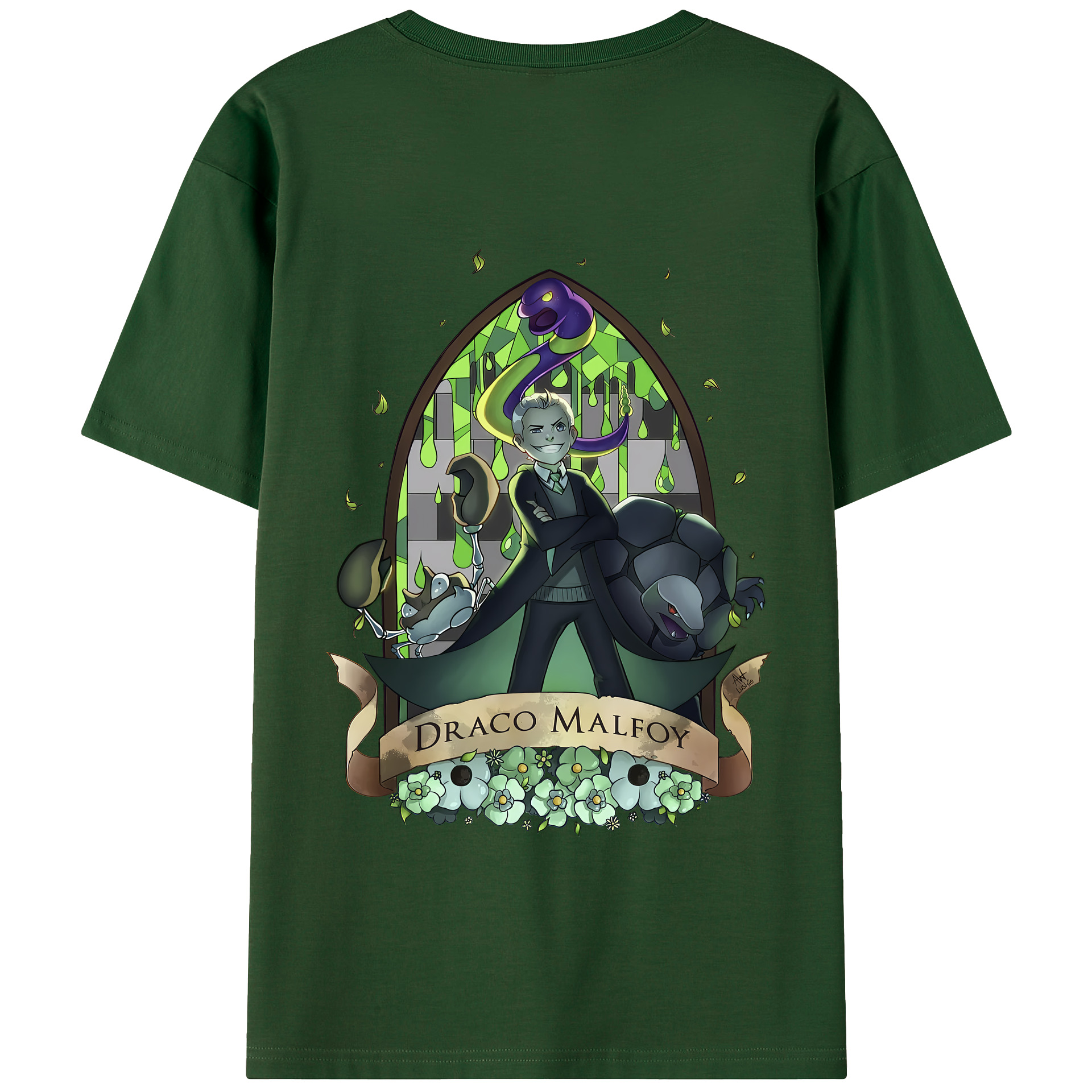 （画像用） Harry Potter ハリー・ポッターシリーズ 綿100％半袖Tシャツ（背面プリント）